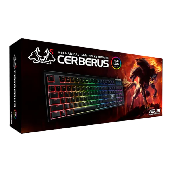 Tastatură Asus Cerberus Mech RGB Cu fir/ Black photo 7