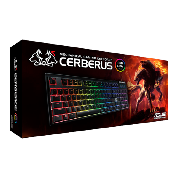 Tastatură Asus Cerberus Mech RGB Cu fir/ Black photo 7