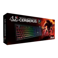 Клавиатура Asus Cerberus Mech RGB Проводная / Черный photo 8