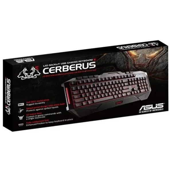 Tastatură Asus Cerberus Cu fir/ Black photo 4