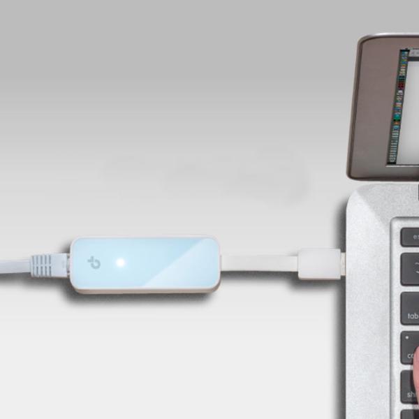 Adaptor de rețea TP-Link UE200 Wi-Fi/ White photo 5
