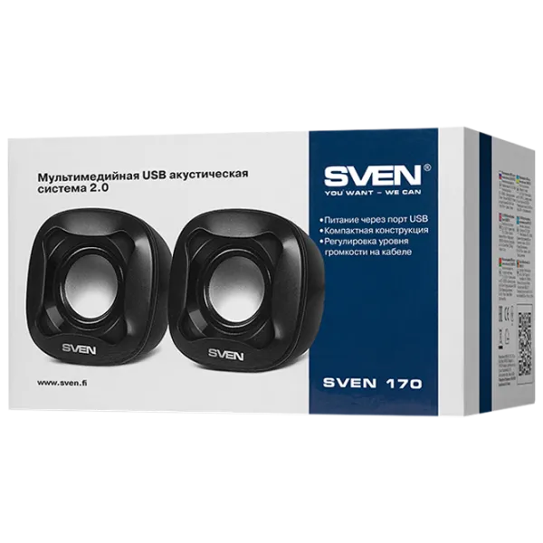 Аудиосистема Sven 170 5 Вт/ Черный photo 3