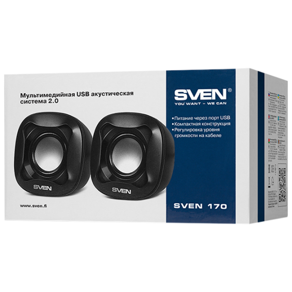 Аудиосистема Sven 170 5 Вт/ Черный photo 3