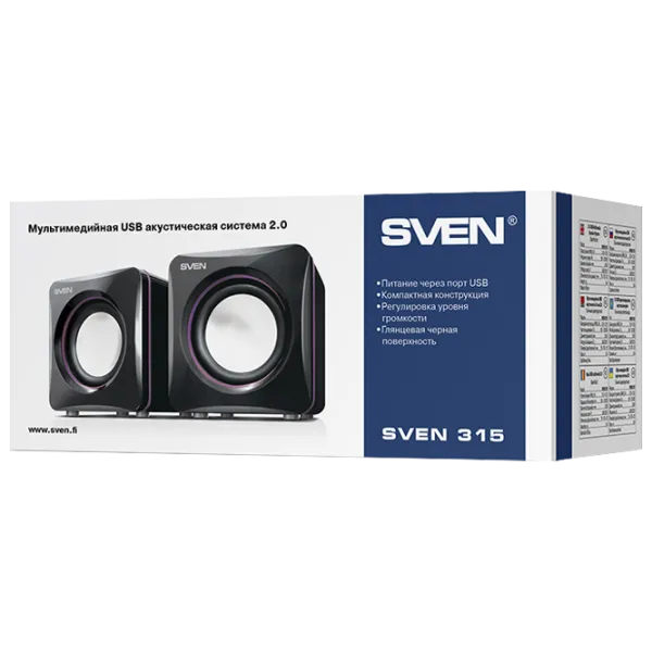 Sistem audio Sven 315 5 W/ Black photo 4