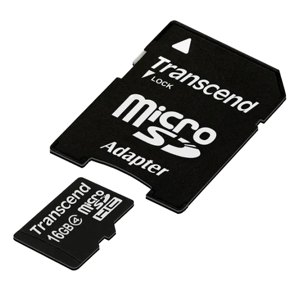 Карта памяти Transcend 16 ГБ MicroSD Card/ Class 4 photo 2