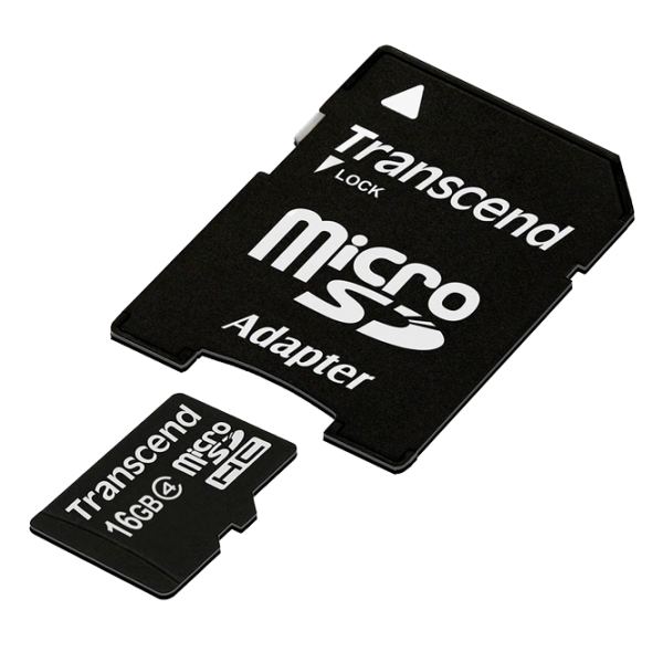 Карта памяти Transcend 16 ГБ MicroSD Card/ Class 4 photo 2