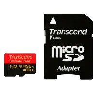Карта памяти Transcend 16 ГБ MicroSD Card/ UHS-I (600X) photo 2