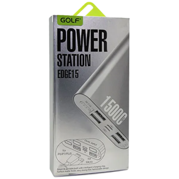 Power Bank Golf 10K Rugged 15000 мАч/ Серебристый photo 3