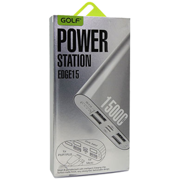 Power Bank Golf 10K Rugged 15000 мАч/ Серебристый photo 3