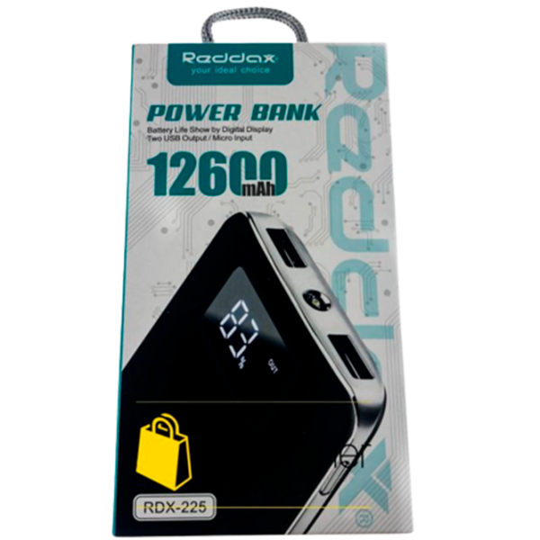 Power Bank Reddax CD01 12600 mAh/ Black photo 4