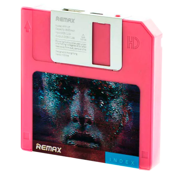 Power Bank Remax RPP-17 Floppy 5000 мАч/ Розовый photo 3