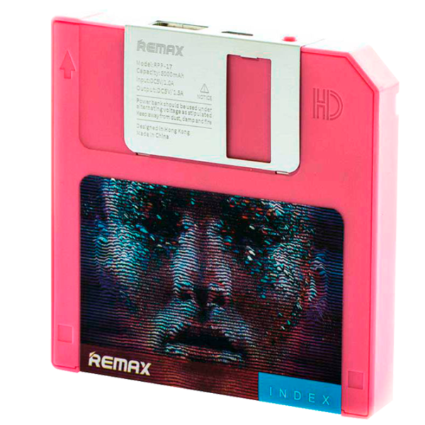 Power Bank Remax RPP-17 Floppy 5000 мАч/ Розовый photo 3