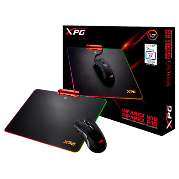 Mouse ADATA Infarex M10+R10 USB/ Black photo 8