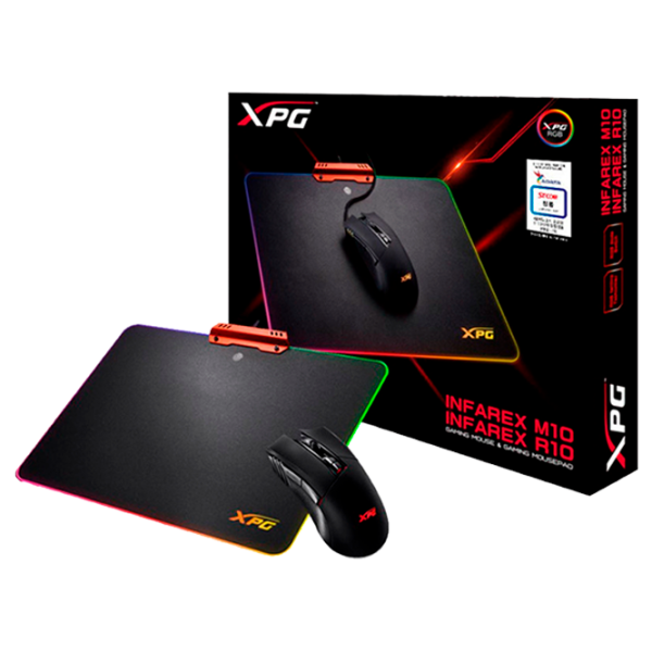 Mouse ADATA Infarex M10+R10 USB/ Black photo 8