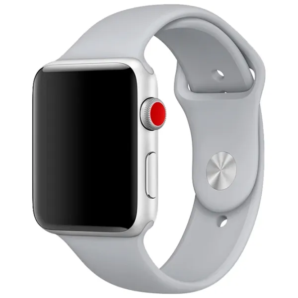 Ремень Apple Watch Sport Band Фторэластомер/ 42 mm/ Серебристый photo 2