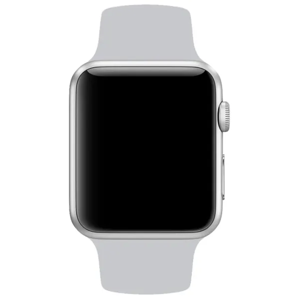 Ремень Apple Watch Sport Band Фторэластомер/ 42 mm/ Серебристый photo 3