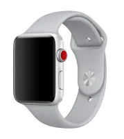 Ремень Apple Watch Sport Band Фторэластомер/ 42 mm/ Серебристый photo 4