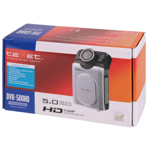Видеорегистратор Texet DVR-500HD CMOS/ Черный photo 5