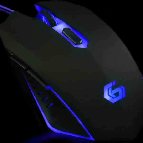 Mouse Gembird MUSG-001-B USB/ Black photo 5