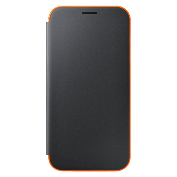 Husă pentru smartphone Samsung Galaxy J7 (2017) Samsung/ Flip Cover/ PU/ Neon Black photo 2