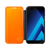 Husă pentru smartphone Samsung Galaxy J7 (2017) Samsung/ Flip Cover/ PU/ Neon Black photo 3