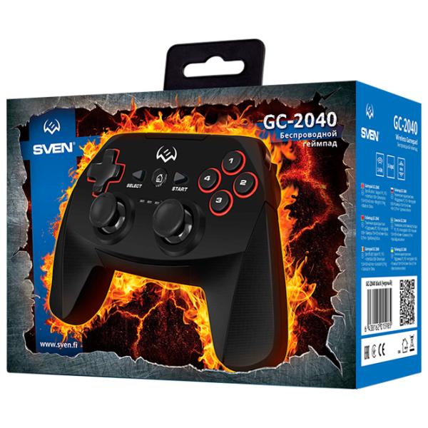 Gamepad Sven GC-2040 Fără fir/ 11 buttons/ Black photo 4