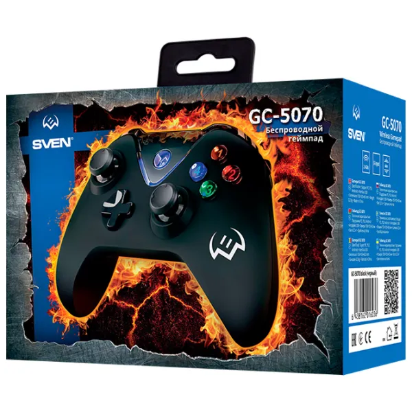 Геймпад Sven GC-5070 Беспроводные / 11 buttons / Черный photo 6