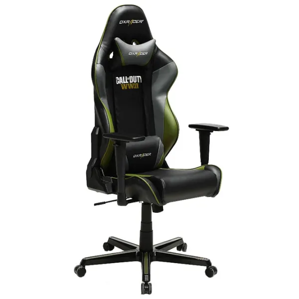Scaun Gaming DXRacer Racing Call Of Duty Green Black photo 2