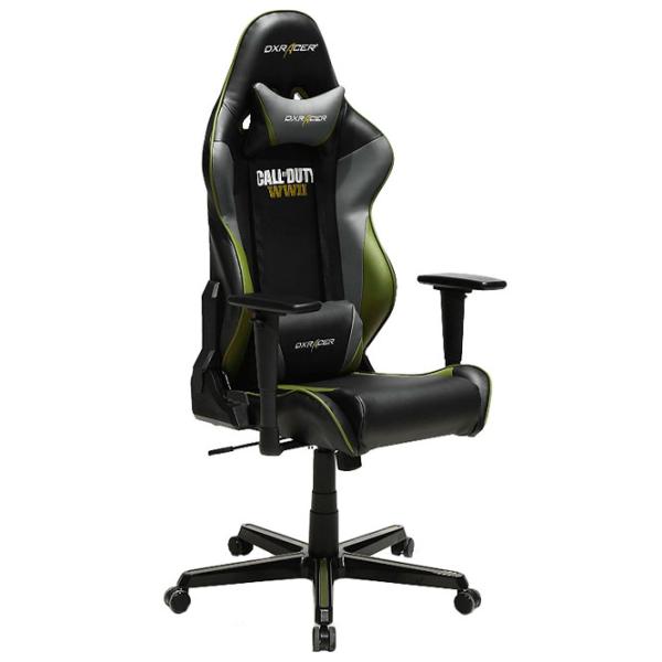 Scaun Gaming DXRacer Racing Call Of Duty Green Black photo 2