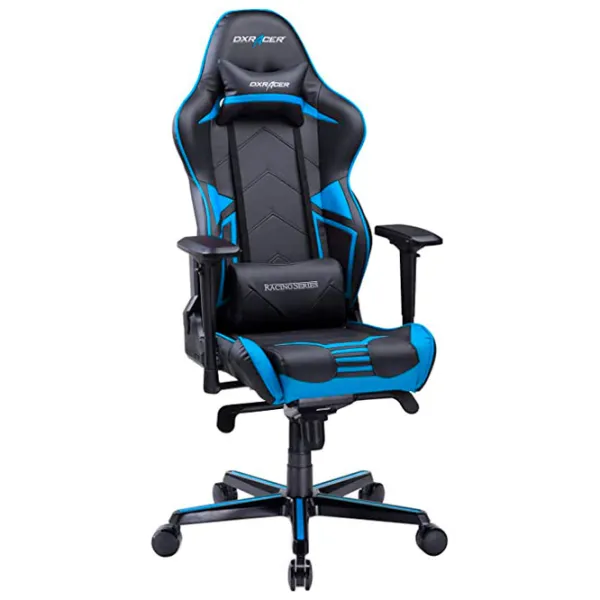 Scaun Gaming DXRacer Racing PRO Blue Black photo 3