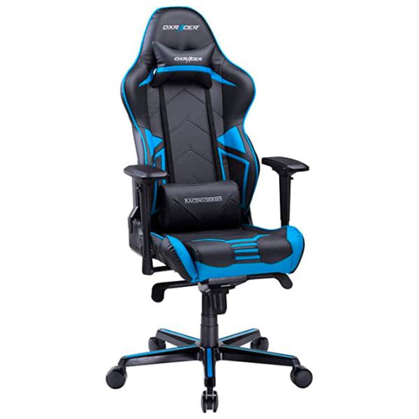 Scaun Gaming DXRacer Racing PRO Blue Black photo 3
