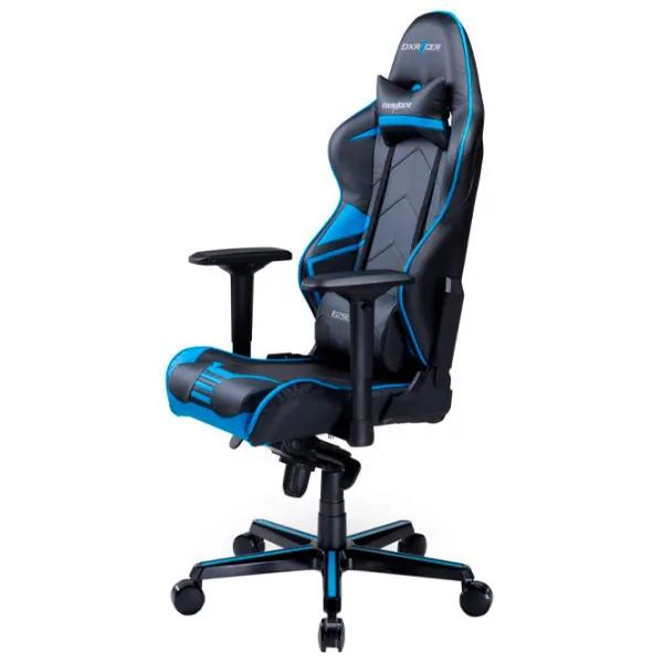 Scaun Gaming DXRacer Racing PRO Blue Black photo 4