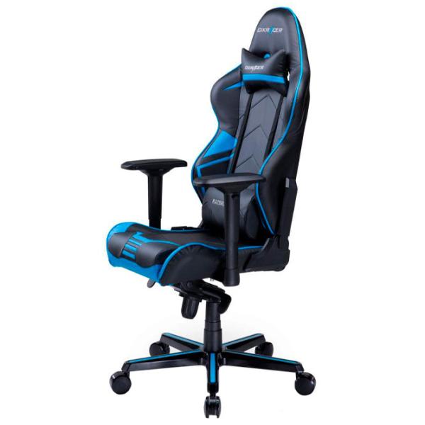 Scaun Gaming DXRacer Racing PRO Blue Black photo 4