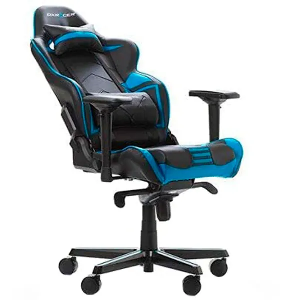 Scaun Gaming DXRacer Racing PRO Blue Black photo 5