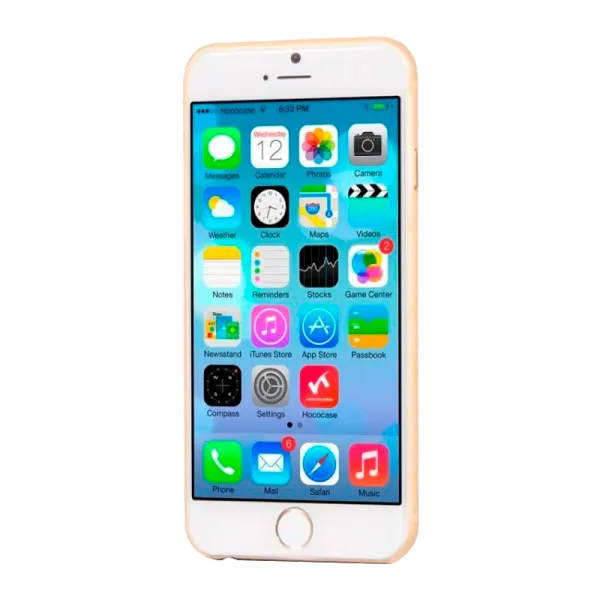 Husa Apple iPhone 6/6S Plus Hoco Back Ultra Thin/ PP/ Gold photo 2