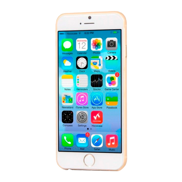 Husa Apple iPhone 6/6S Plus Hoco Back Ultra Thin/ PP/ Gold photo 2