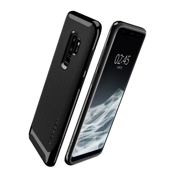 Husa Samsung Galaxy S9 Plus Spigen Back/ TPU/PC/ Black photo 3