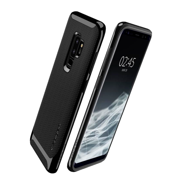 Husa Samsung Galaxy S9 Plus Spigen Back/ TPU/PC/ Black photo 3