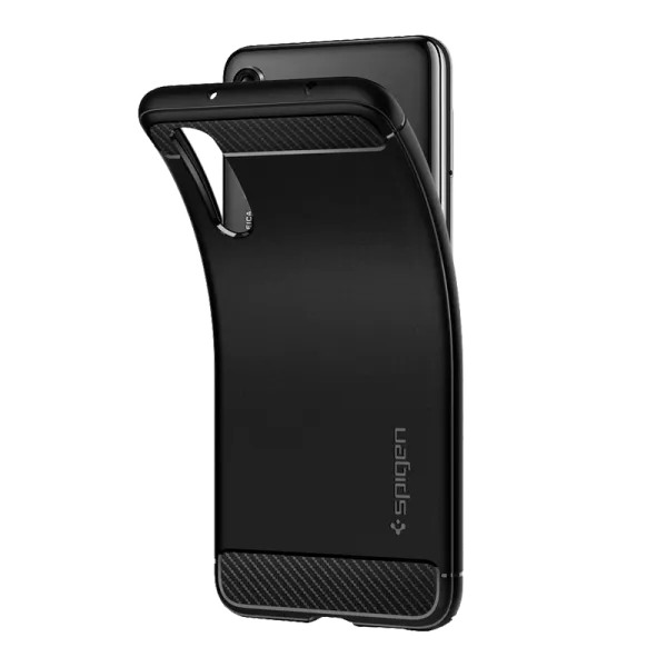 Husa Huawei P20 Spigen Back/ TPU/ Black photo 3