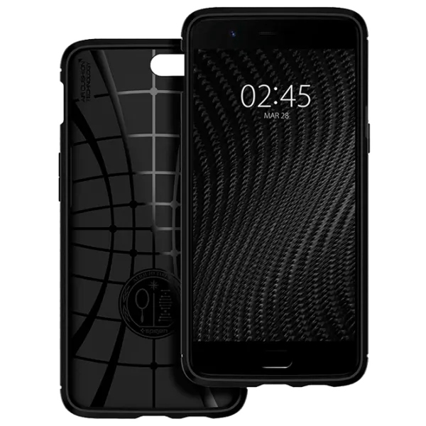 Husă pentru smartphone OnePlus 5 Spigen/ Back/ TPU/ Black photo 3