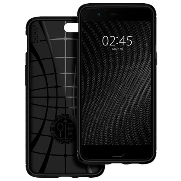 Husă pentru smartphone OnePlus 5 Spigen/ Back/ TPU/ Black photo 3