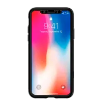 Husă pentru smartphone Apple iPhone X Spigen/ Back/ PC/ Black photo 2
