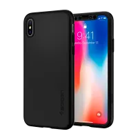 Husă pentru smartphone Apple iPhone X Spigen/ Back/ PC/ Black photo 3