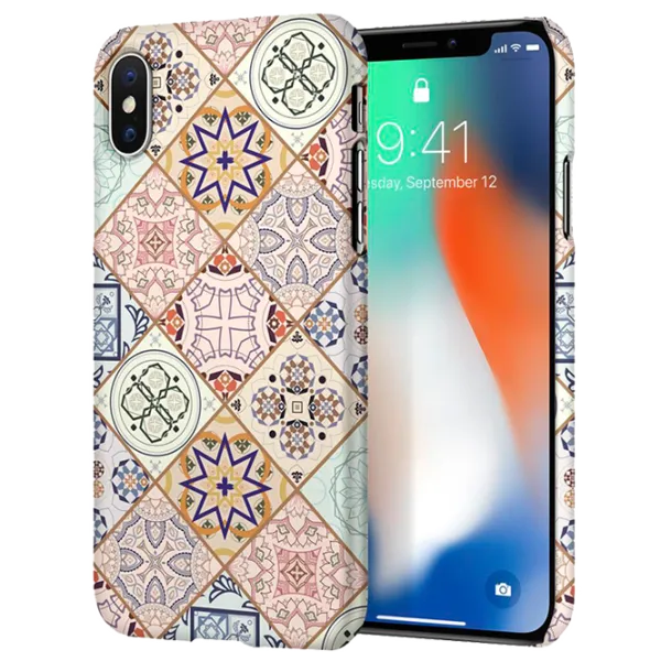 Husă pentru smartphone Apple iPhone X Spigen/ Back/ PC/ Arabesque White photo 2 Husă pentru smartphone Apple iPhone X Spigen/ Back/ PC/ Arabesque White photo 2