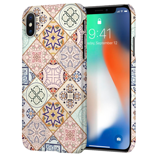 Husă pentru smartphone Apple iPhone X Spigen/ Back/ PC/ Arabesque White photo 2 Husă pentru smartphone Apple iPhone X Spigen/ Back/ PC/ Arabesque White photo 2