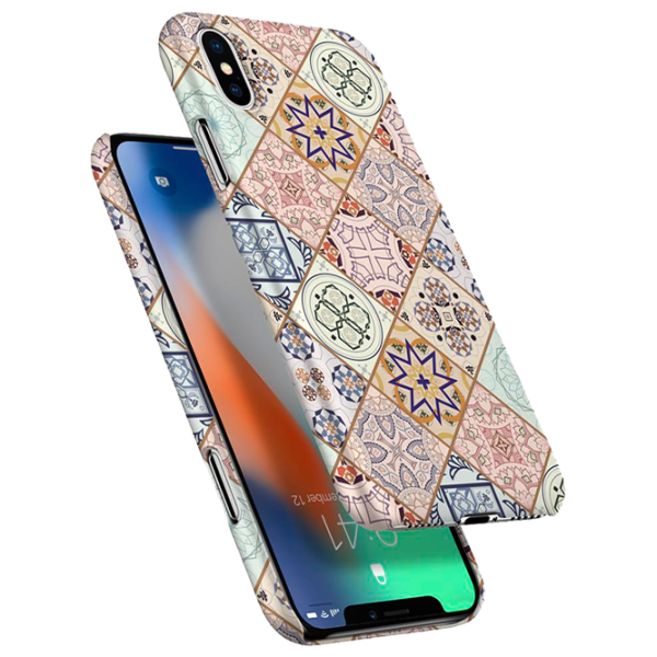 Husă pentru smartphone Apple iPhone X Spigen/ Back/ PC/ Arabesque White photo 3 Husă pentru smartphone Apple iPhone X Spigen/ Back/ PC/ Arabesque White photo 3