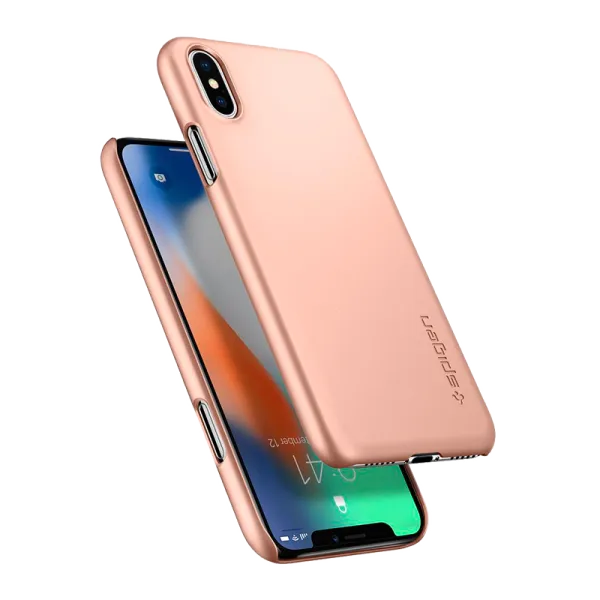 Husă pentru smartphone Apple iPhone X Spigen/ Back/ PC/ Blush Gold photo 2 Husă pentru smartphone Apple iPhone X Spigen/ Back/ PC/ Blush Gold photo 2