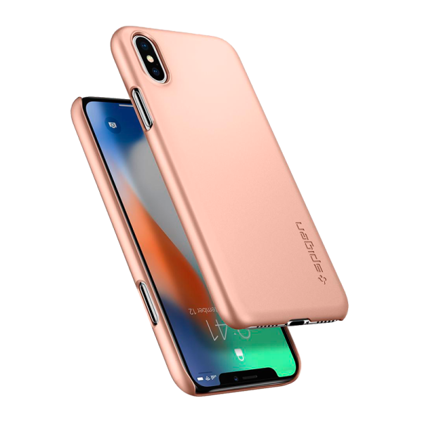 Husă pentru smartphone Apple iPhone X Spigen/ Back/ PC/ Blush Gold photo 2 Husă pentru smartphone Apple iPhone X Spigen/ Back/ PC/ Blush Gold photo 2