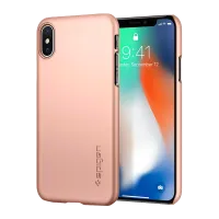 Husă pentru smartphone Apple iPhone X Spigen/ Back/ PC/ Blush Gold photo 3