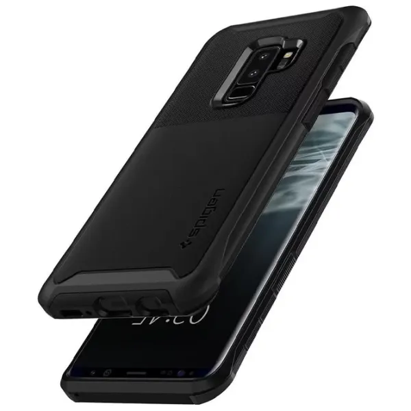 Husă pentru smartphone Samsung Galaxy S9 Plus Spigen/ Back/ TPU/ PC/ Midnight Black photo 3 Husă pentru smartphone Samsung Galaxy S9 Plus Spigen/ Back/ TPU/ PC/ Midnight Black photo 3